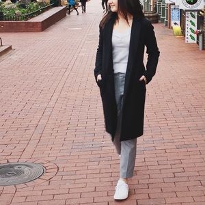 Zara grey flannel trousers